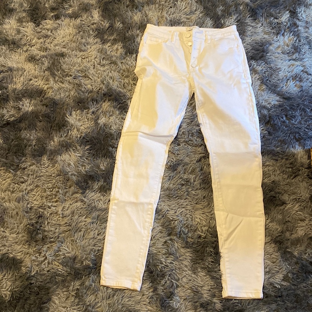 High rise white Skinny Kan Kan jean